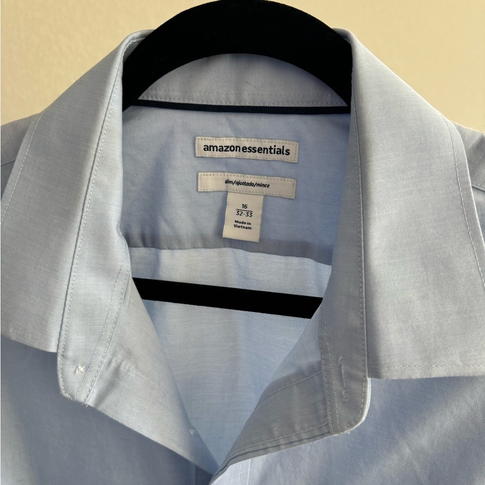 Four Amazon Essentials Button Up Shirts - image 8